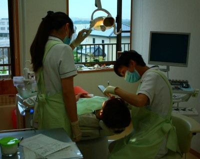 衛生士による歯のお掃除
